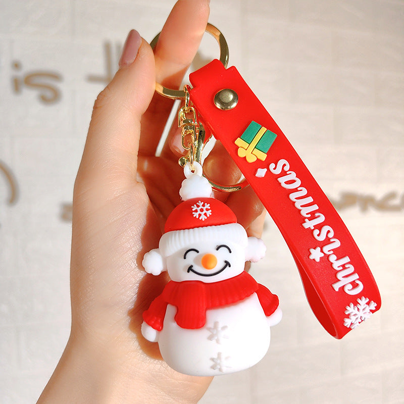 Wholesale Cartoon Santa Claus Keychain